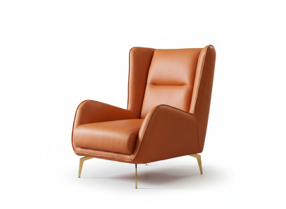 Lujo sillón de club de televisión Tapizado Asiento Diseño Sofá Sillón Relax Cuero Salón