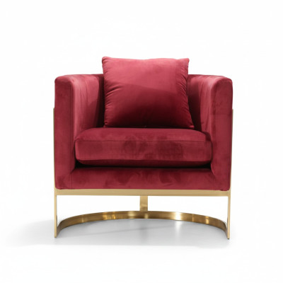 Sillas Muebles Diseño Sillón Lujo Silla Tapizada Reláx Bar Salón Club