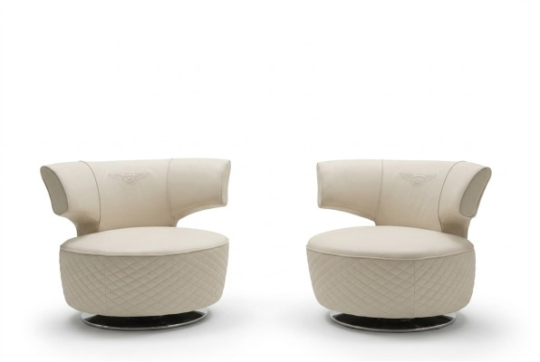 Sillón Diseño Sofá Asiento Cuero Salón Club Tapizado Lujo Orejas