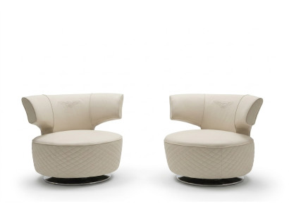 Sillón Diseño Sofá Asiento Cuero Salón Club Tapizado Lujo Orejas
