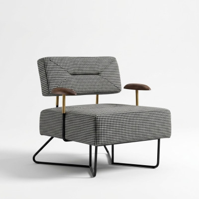 Silla de relax de lujo diseño sofá sofá asiento tela salón club