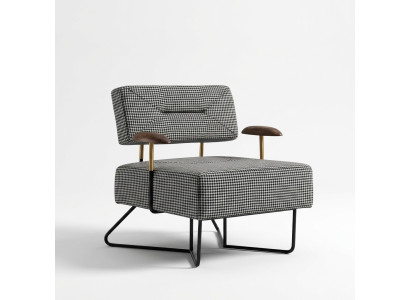 Silla de relax de lujo diseño sofá sofá asiento tela salón club