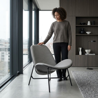 Diseñador de muebles Sofá de televisión Silla Sillas Tapicería Asiento Sala de estar Sillón