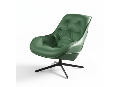 Sala de estar moderna textil tela verde muebles creativos sillón moderno