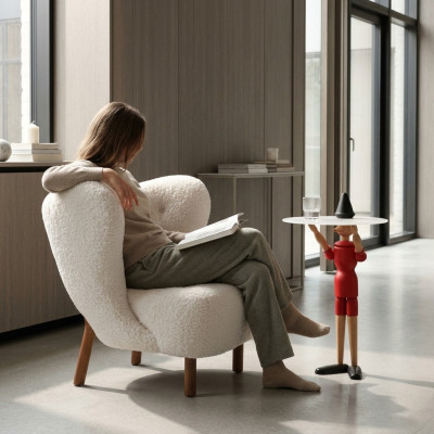 Sillón de diseño moderno de tela para sala de estar muebles de diseño de salón sillas.