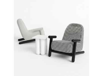 Muebles de diseño de lujo Sillón de diseño moderno 63*80cm Textil Sala de estar