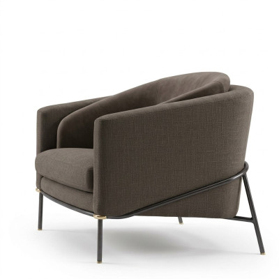 Sillón de diseño moderno para sala de estar sofá de una plaza sofá lounge club.