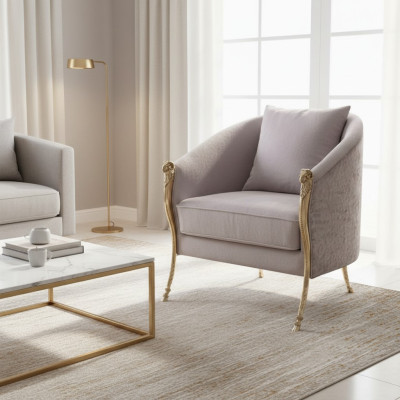 Sillón diseño Silla Acolchado Relax Salón Televisión Sala de estar 1 plaza