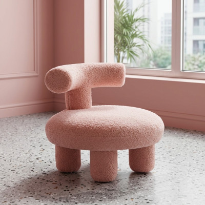 Diseño de silla de pony para sala de estar dormitorio Silla de pony infantil moderna para niños.