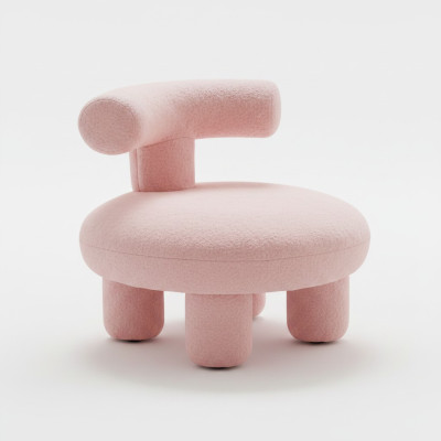 Diseño de silla de pony para sala de estar dormitorio Silla de pony infantil moderna para niños.