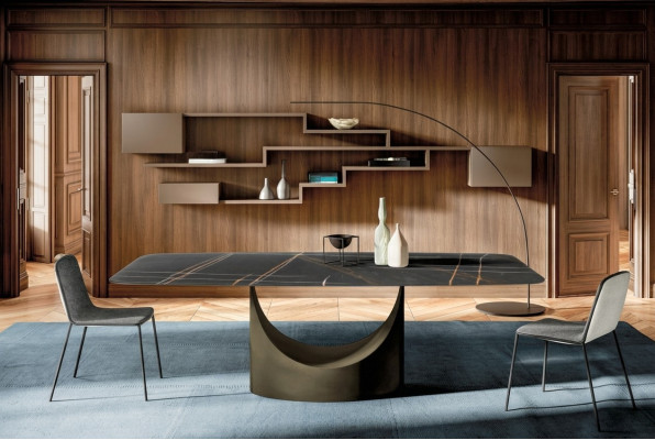 Mesa de comedor moderna mesa mesas comedor lujo muebles diseño piedra cocina nuevo