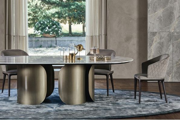 Mesas Piedra Cocina Mesa de comedor moderna Mesa Comedor Muebles de lujo Diseño Nuevo