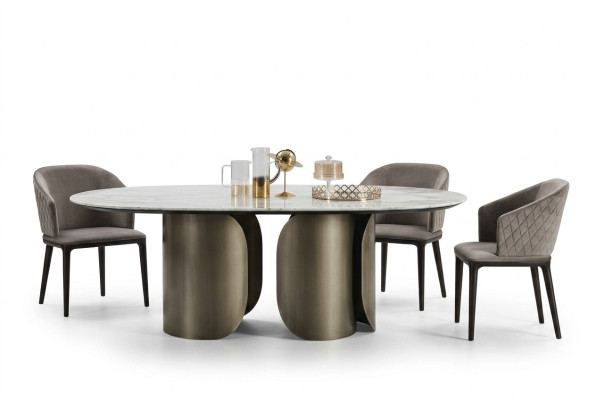 Mesas Piedra Cocina Mesa de comedor moderna Mesa Comedor Muebles de lujo Diseño Nuevo
