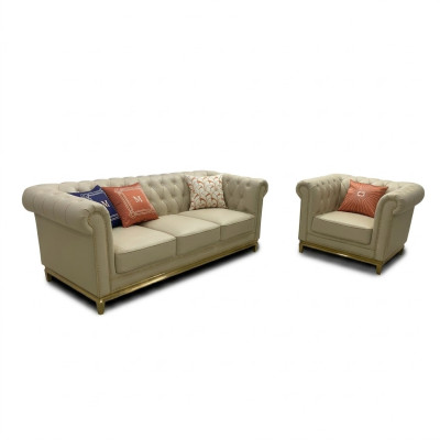 Clásico conjunto de sofás de 3+2+1 plazas Chesterfield de lujo, muebles tapizados, sofás nuevos.