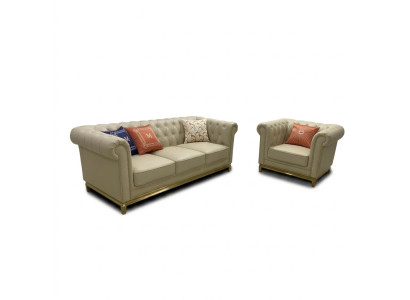 Clásico conjunto de sofás de 3+2+1 plazas Chesterfield de lujo, muebles tapizados, sofás nuevos.