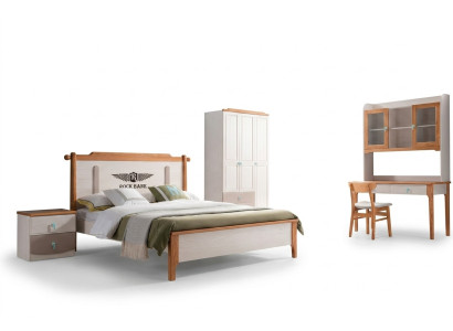 Set de accesorios para cama, mesita de noche, cómoda Diseño Dormitorio 5 piezas Completo Nuevo