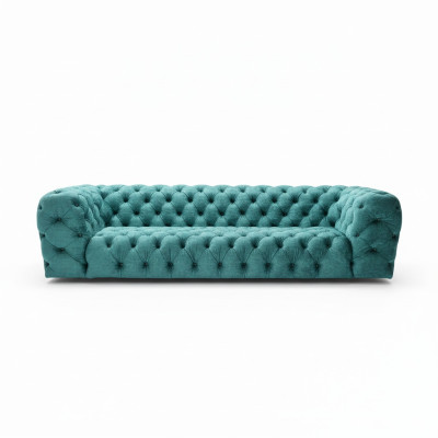 Sofá Chesterfield Muebles Italianos 4 plazas diseño de lujo sofá nuevo de lujo