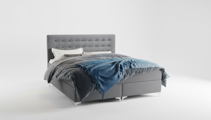 Muebles de dormitorio Estructura de cama 180x200 Diseño de lujo Cama doble Camas Tapizadas