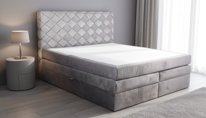Cama boxspring cama de cuero 180x200cm cama doble de hotel camas de lujo modernas nuevas.