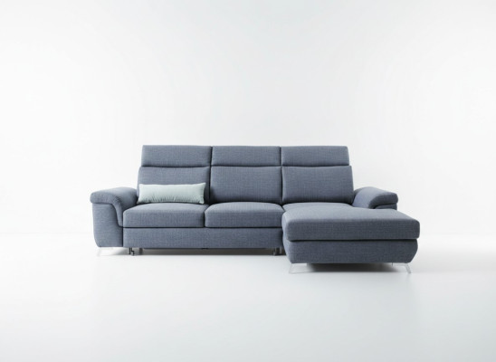 Sofás textiles en forma de L gris para sala de estar NUEVO sofá esquinero muebles tapizados.