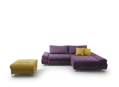 Eleganc Sofá esquinero en L de tela para sala de estar, sofás de diseño moderno.