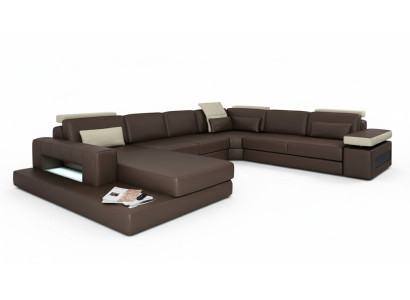 Sofá modular nuevo Sofá tapizado Sofá modular de diseño moderno en forma de U Sofá