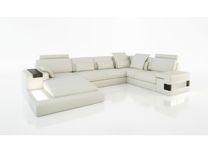 Sofá esquinero, paisaje de vida en casa, forma de U, sofá esquinero, sofá, diseño, tapicería, nuevo.