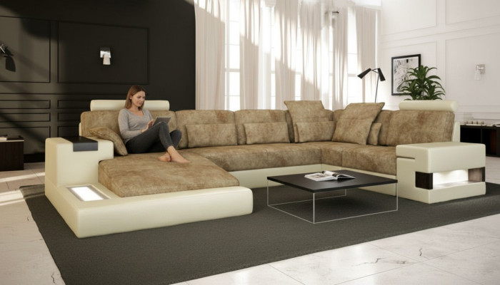 Sofá de salón sofá sofá vintage sofás esquina sofá en forma de U nuevo