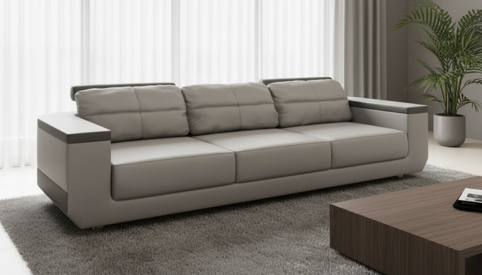 Moderno sofá 3 plazas XXL diseñador de muebles sofá de tela lujo sillones diseños de 3 plazas