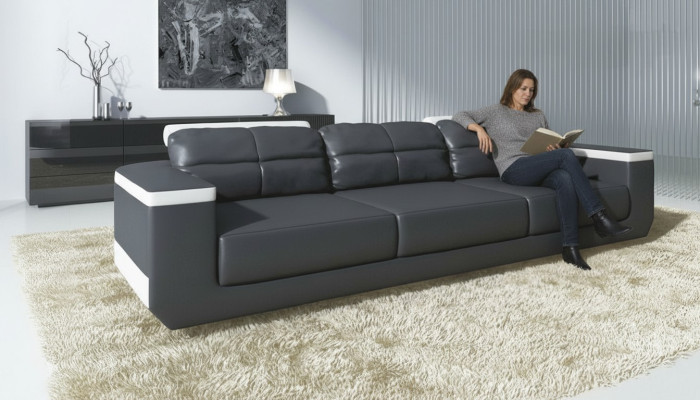 Sofá grande, sofá, muebles tapizados, sofás, sofá cama XXL, muebles de sala de estar nuevos.