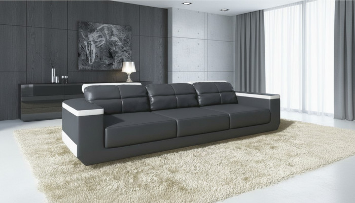 Sofá grande, sofá, muebles tapizados, sofás, sofá cama XXL, muebles de sala de estar nuevos.