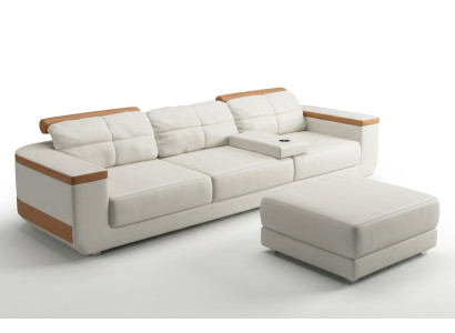 Sofá de 3 plazas textil Sofás Sofá Acolchado Sofá de lujo Estilo moderno Sofás grandes xxl