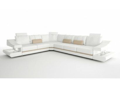 Sofás de diseño moderno para sala de estar, sofá esquinero en forma de L, sofá de tela nuevo.
