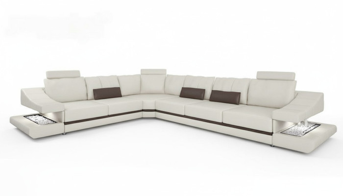 Sofás Diseño Sofá en forma de L Muebles Funciones Textil Cuero Sofá cama Sofás