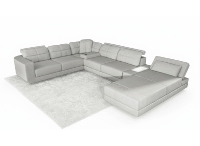 Sofá de esquina, sofá tapizado de esquina, sofá de cuero, sofá, muebles nuevos, conjunto de sofás en forma de U.
