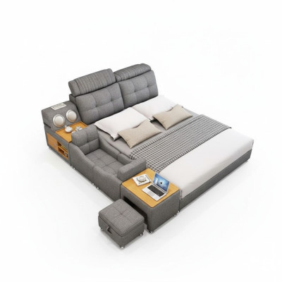 Estructura de la cama Camas 180x200cm Hotel Cama multifuncional Camas dobles