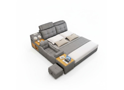 Estructura de la cama Camas 180x200cm Hotel Cama multifuncional Camas dobles