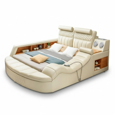 Cama multifuncional cama doble camas cama matrimonial cama tapizada dormitorio