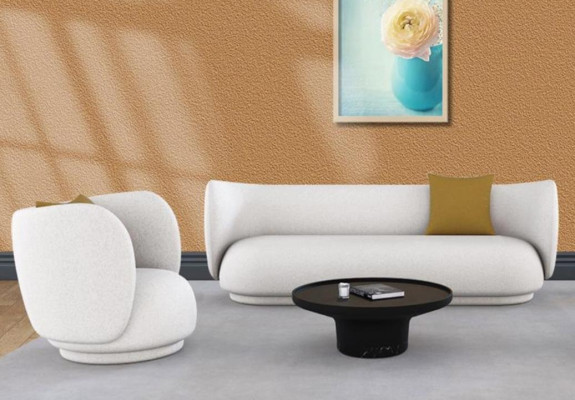Sofá de 2 plazas Velvet Relax Diseño de asientos Sofá de salón Muebles de terciopelo