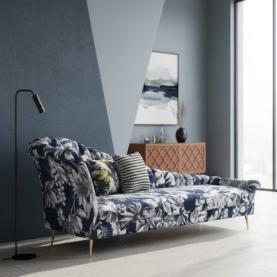 Textil Tumbona Chaise Lounge Acolchado Sofá Relax Chaiselounge Muebles de Club Nuevo