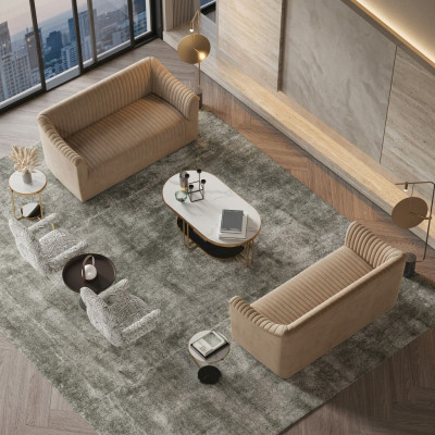 Sofá de 2+2 plazas conjunto de sala de estar sofás sofá asiento diseño sofá salón muebles.
