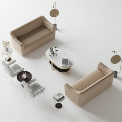 Sofá de 2+2 plazas conjunto de sala de estar sofás sofá asiento diseño sofá salón muebles.