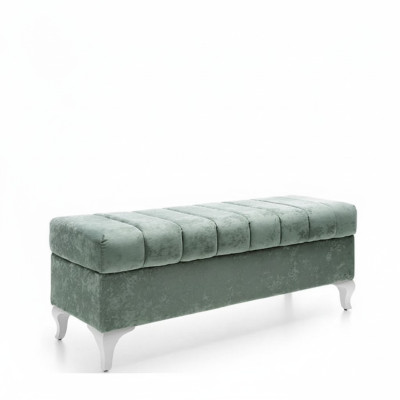 Taburete de diseñador Chaiselounge Sala de estar Banco moderno Reposapiés 140 x 43 cm Nuevo