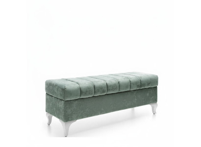 Taburete de diseñador Chaiselounge Sala de estar Banco moderno Reposapiés 140 x 43 cm Nuevo