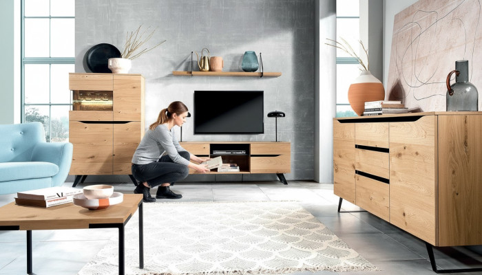 Sideboard de lujo RTV, mueble armario cómoda gabinetes lowboard Hotel Nuevo.