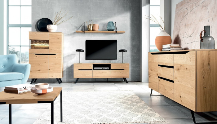 Sideboard de lujo RTV, mueble armario cómoda gabinetes lowboard Hotel Nuevo.