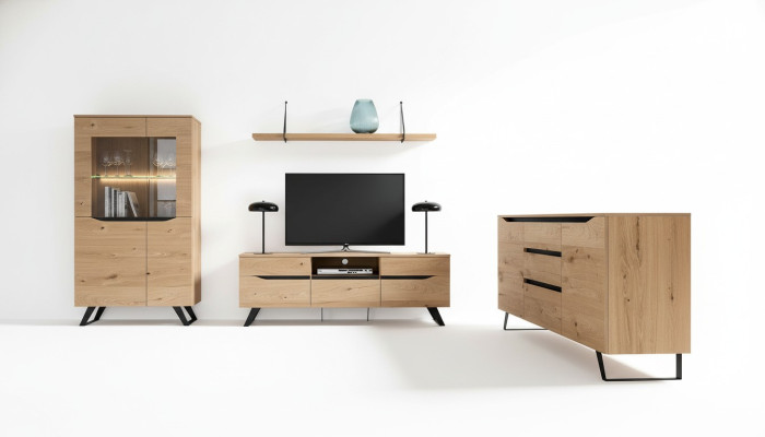 Sideboard de lujo RTV, mueble armario cómoda gabinetes lowboard Hotel Nuevo.