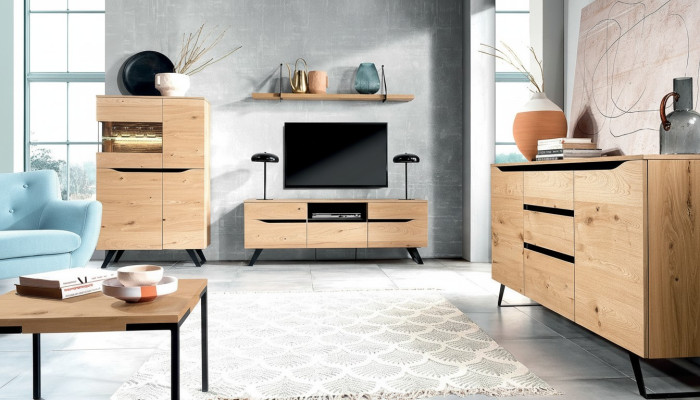 Muebles de sala: armario bajo, aparador, cómoda, bajo mostrador, armario de hotel nuevo.