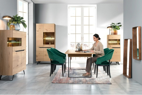 Diseño Vitrina Cómoda Aparador Lado Armario Estante Lujo Sala de estar Armarios Nuevo
