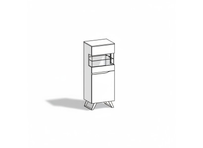 Vitrina de vidrio moderna de armario cómoda de madera armario de diseñador estantería de vitrina nuevo